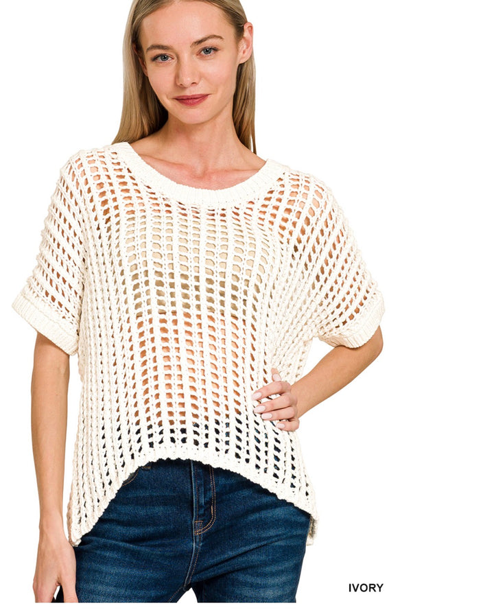 Crochet Sweater-3 Color Options