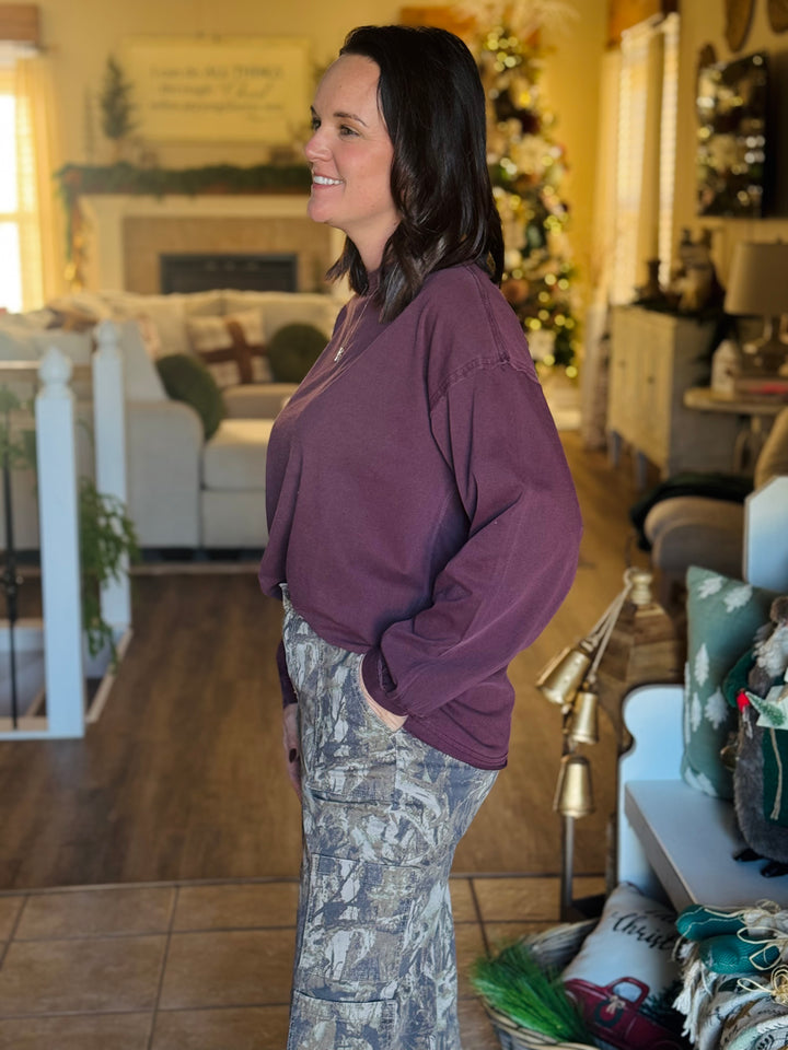 Pigment Washed Crew Tee - 3 Color Options