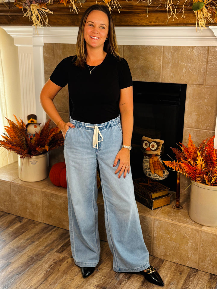 Short Sleeve Waist Length Top - 10 Color Options