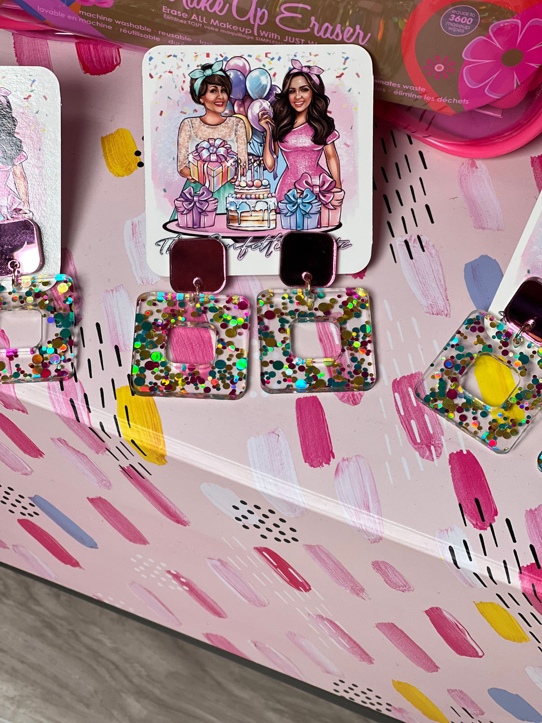 1.5" Bright Confetti Bellas
