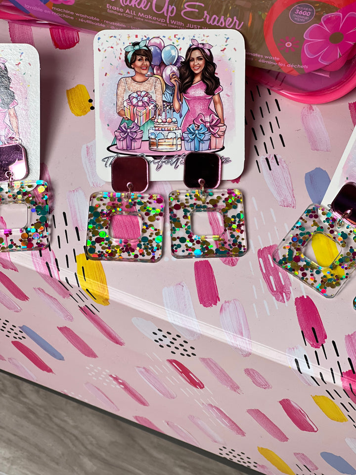 1.5" Bright Confetti Bellas