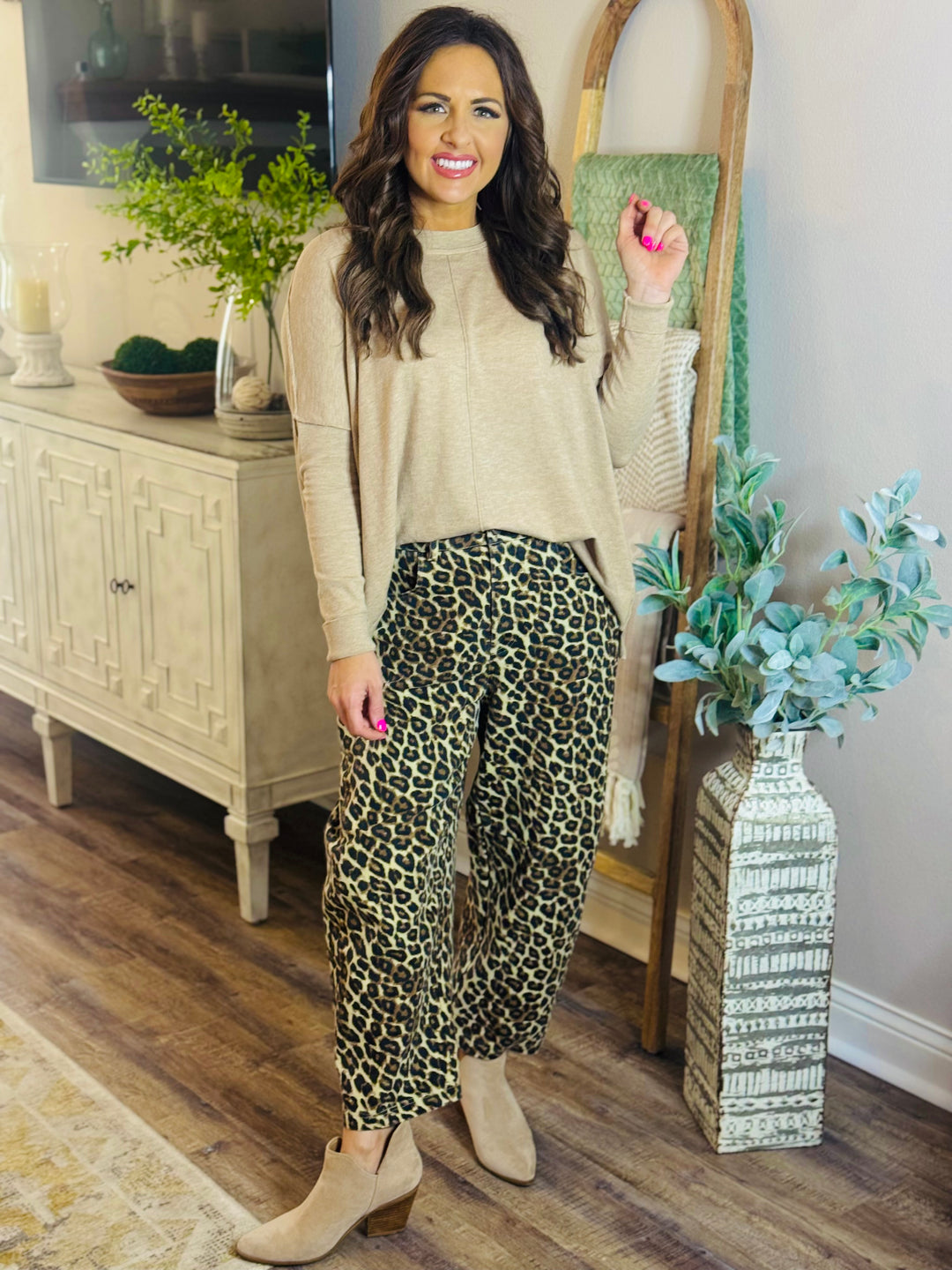 Long Sleeve Sweater w/Exposed Seams - 2 Color Options