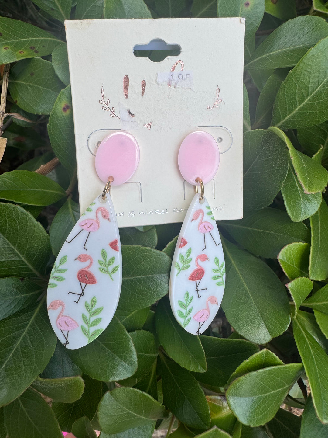 Acrylic Flamingo Earrings