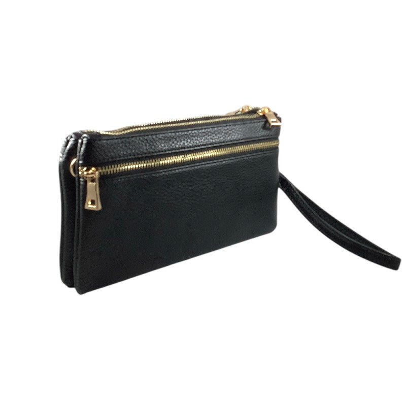 Light Blue Double Pouch Crossbody