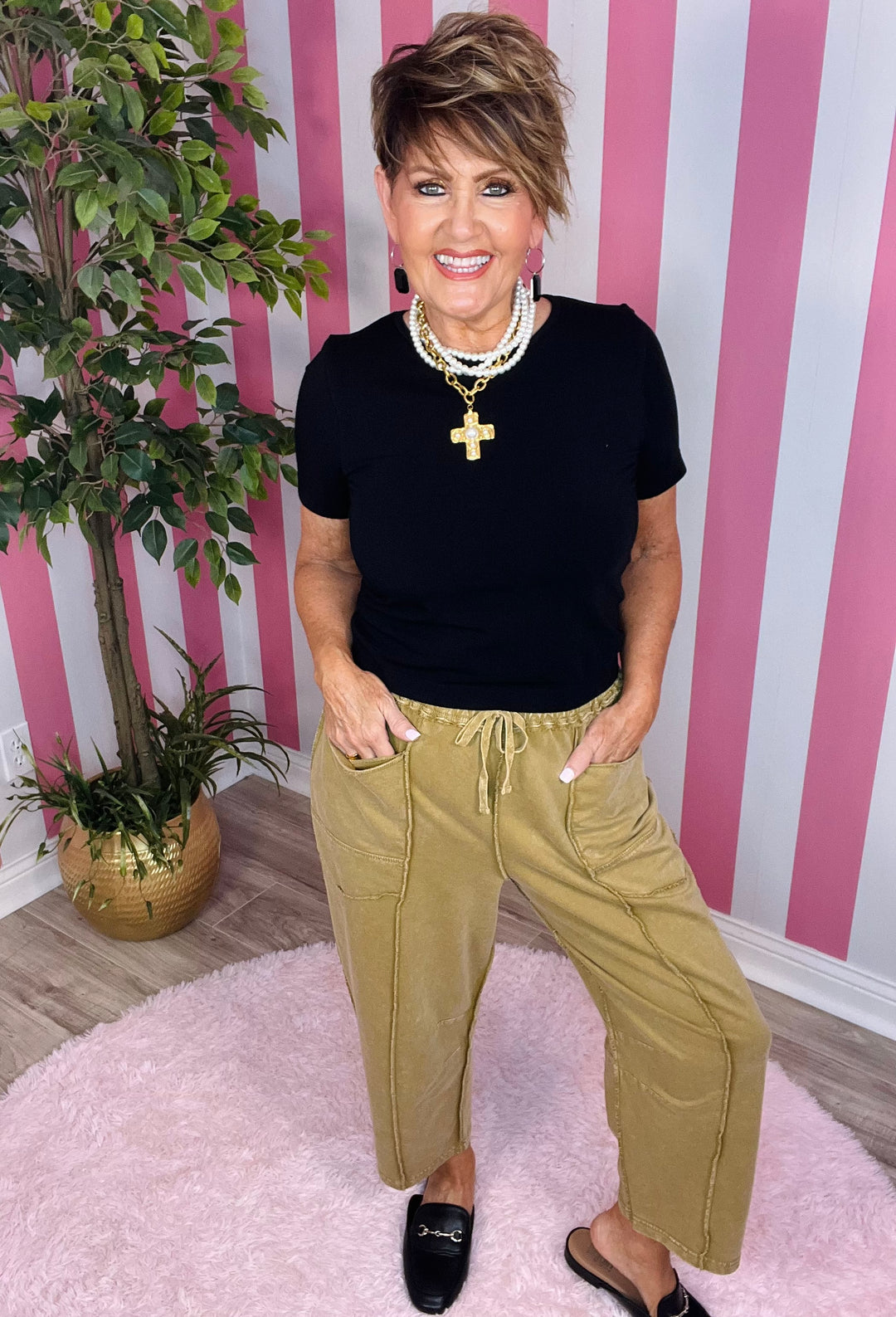 Short Sleeve Waist Length Top - 11 Color Option