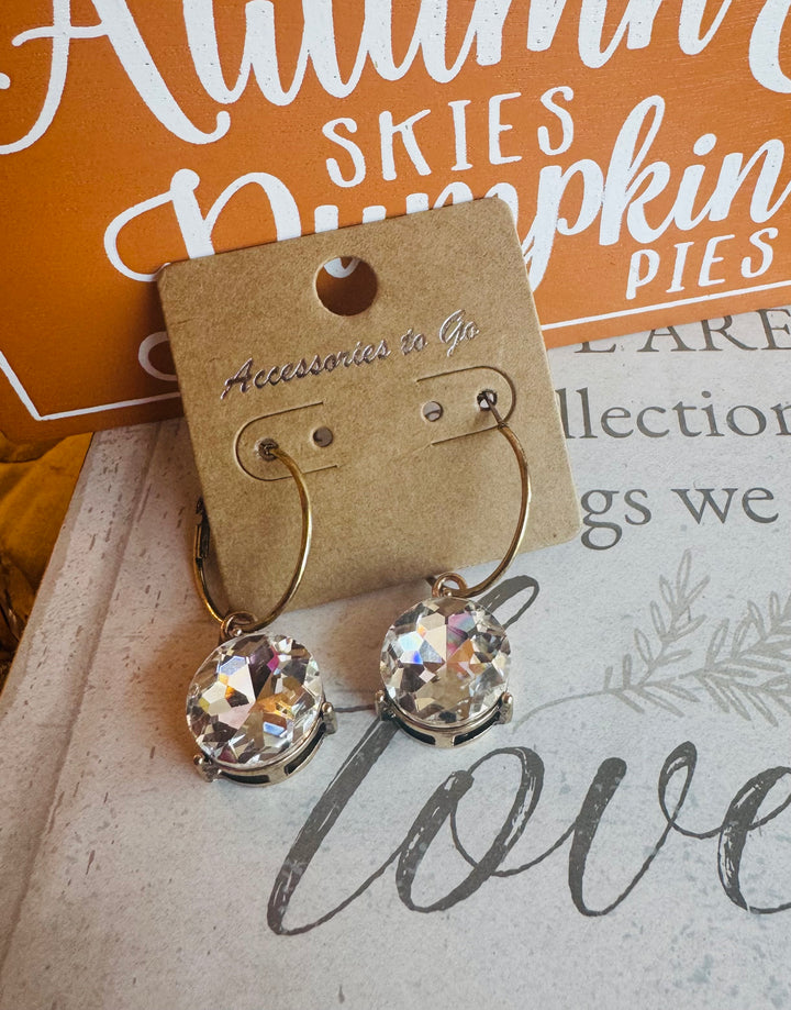 Crystal Earrings-7 color options