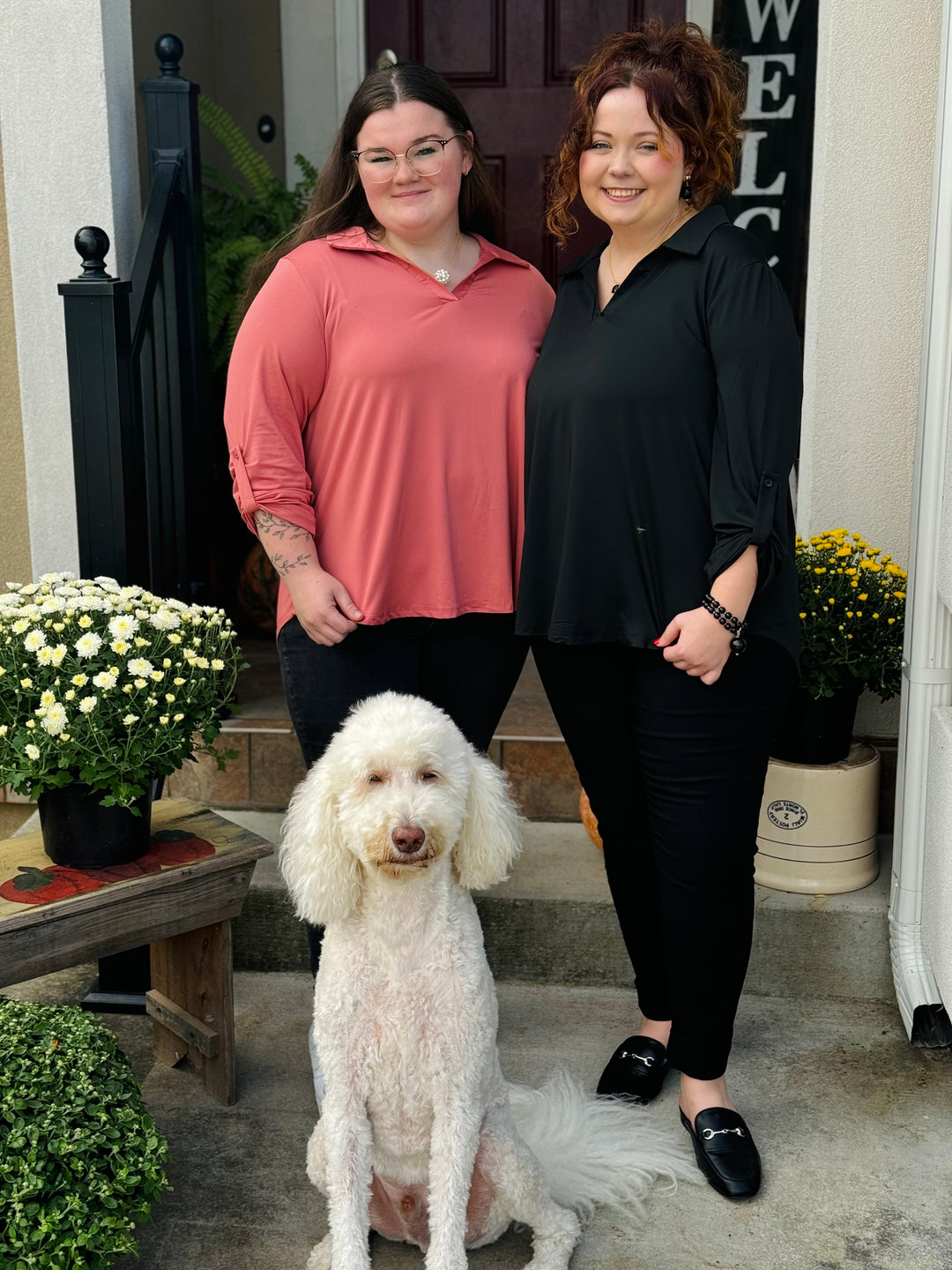 Dusty Rose Blouse - Small Through Extended Sizes - Final Sale