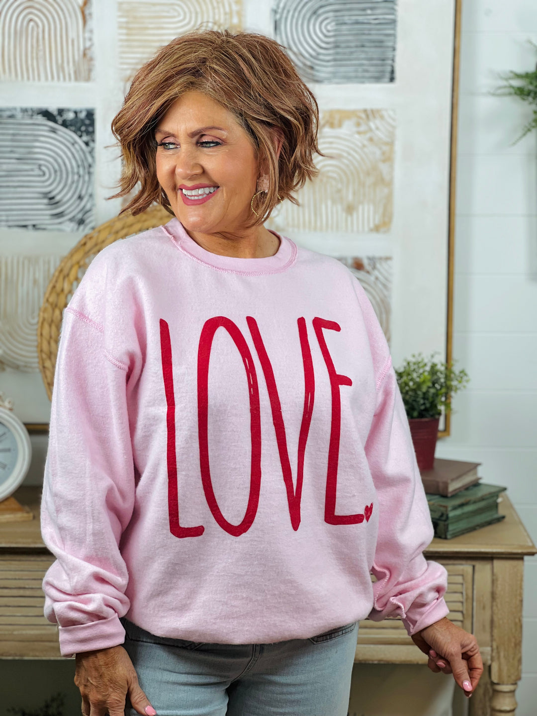 "Love" Graphic Sweatshirt
