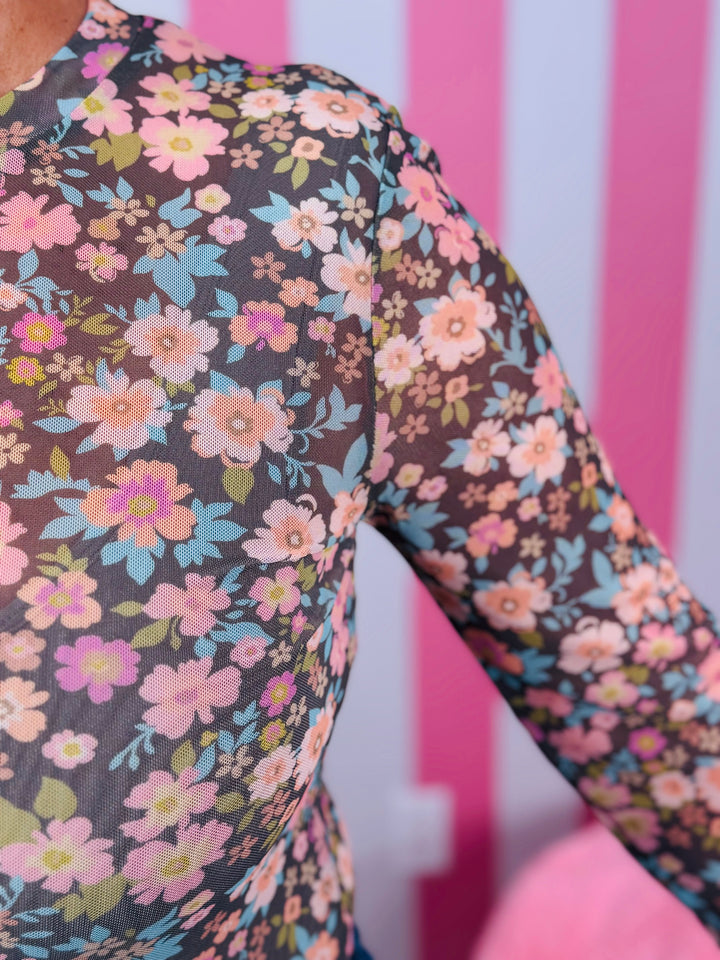 Boots & Blooms Mesh Tops