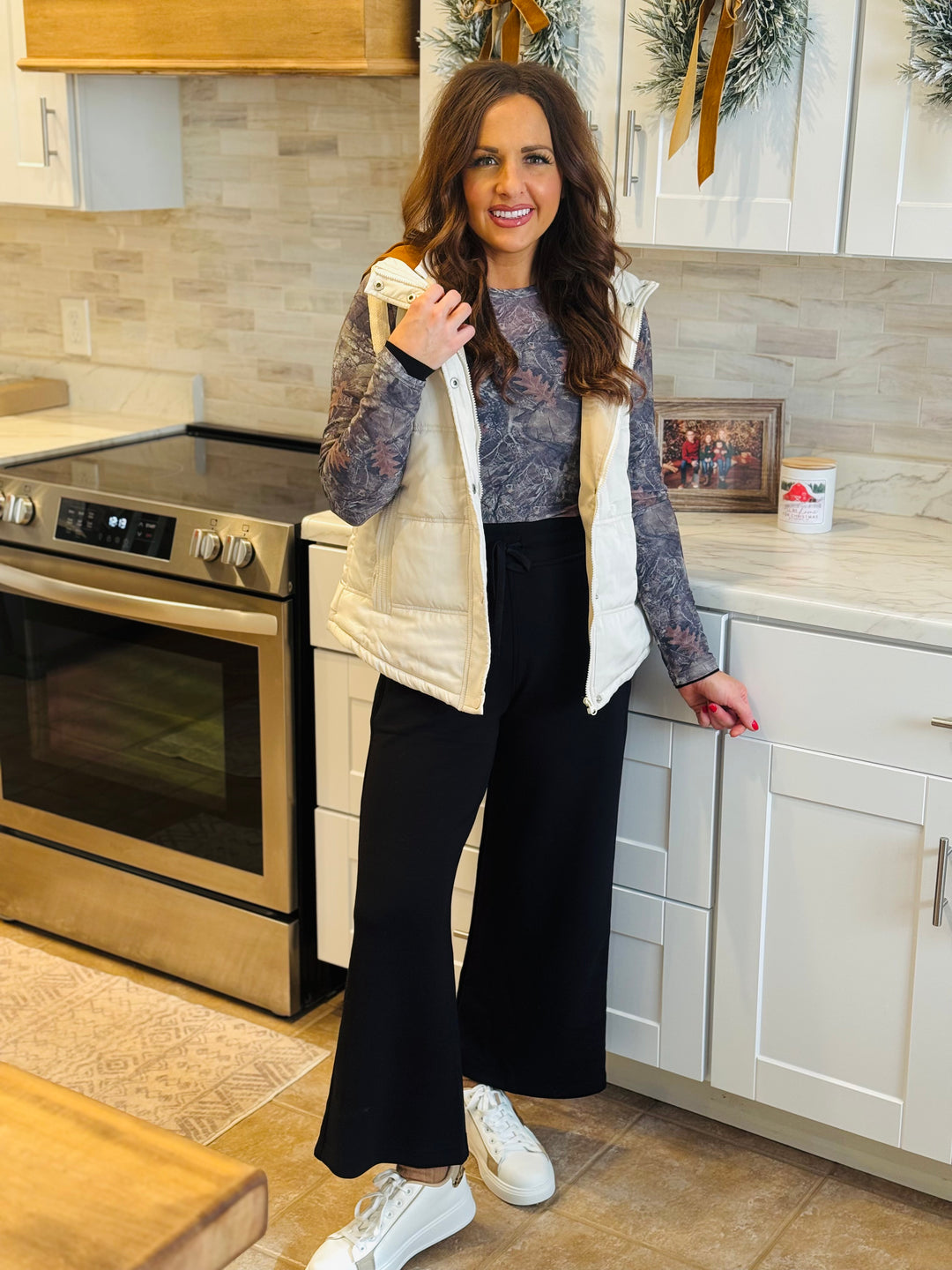 Modal Scuba Cropped Wide Leg Pant - 4 Color Options