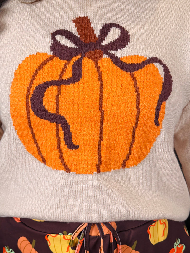 Harvest Hues Pumpkin Sweater
