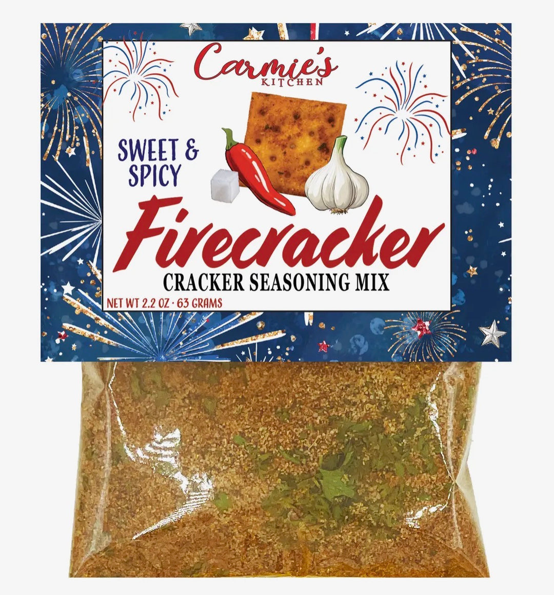 Sweet and Spicy Firecracker Cracker Mix