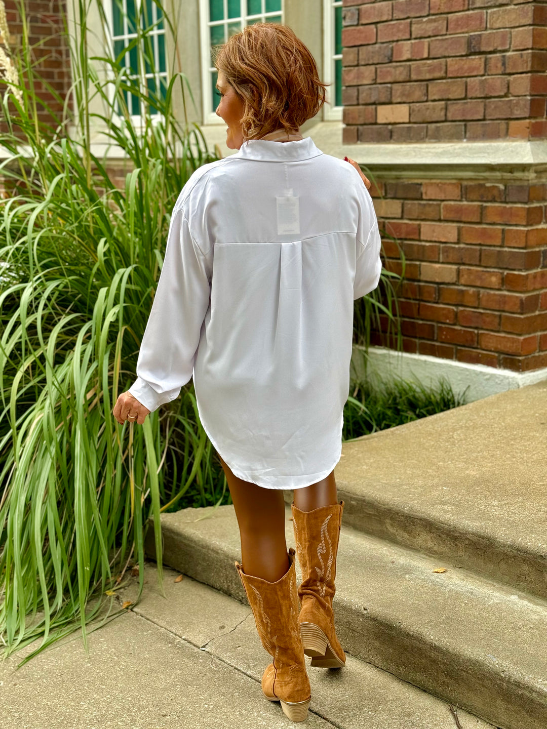 The Kathryn Button Down Blouse - 2 Color Options - Small Through Extended Sizes