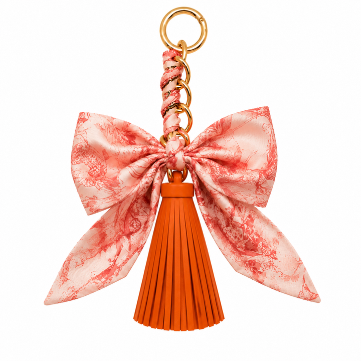 Scarf Charm with Tassel-9 Prints to Choose From