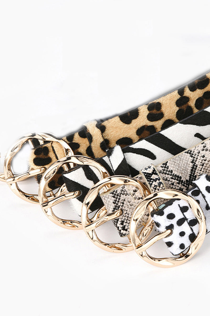 Animal Print Belt - 4 Color Options