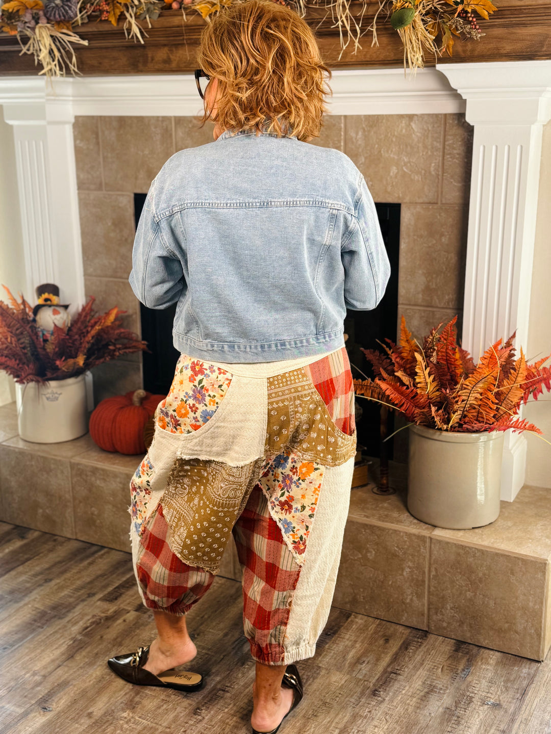 Natural Patchwork Bottoms