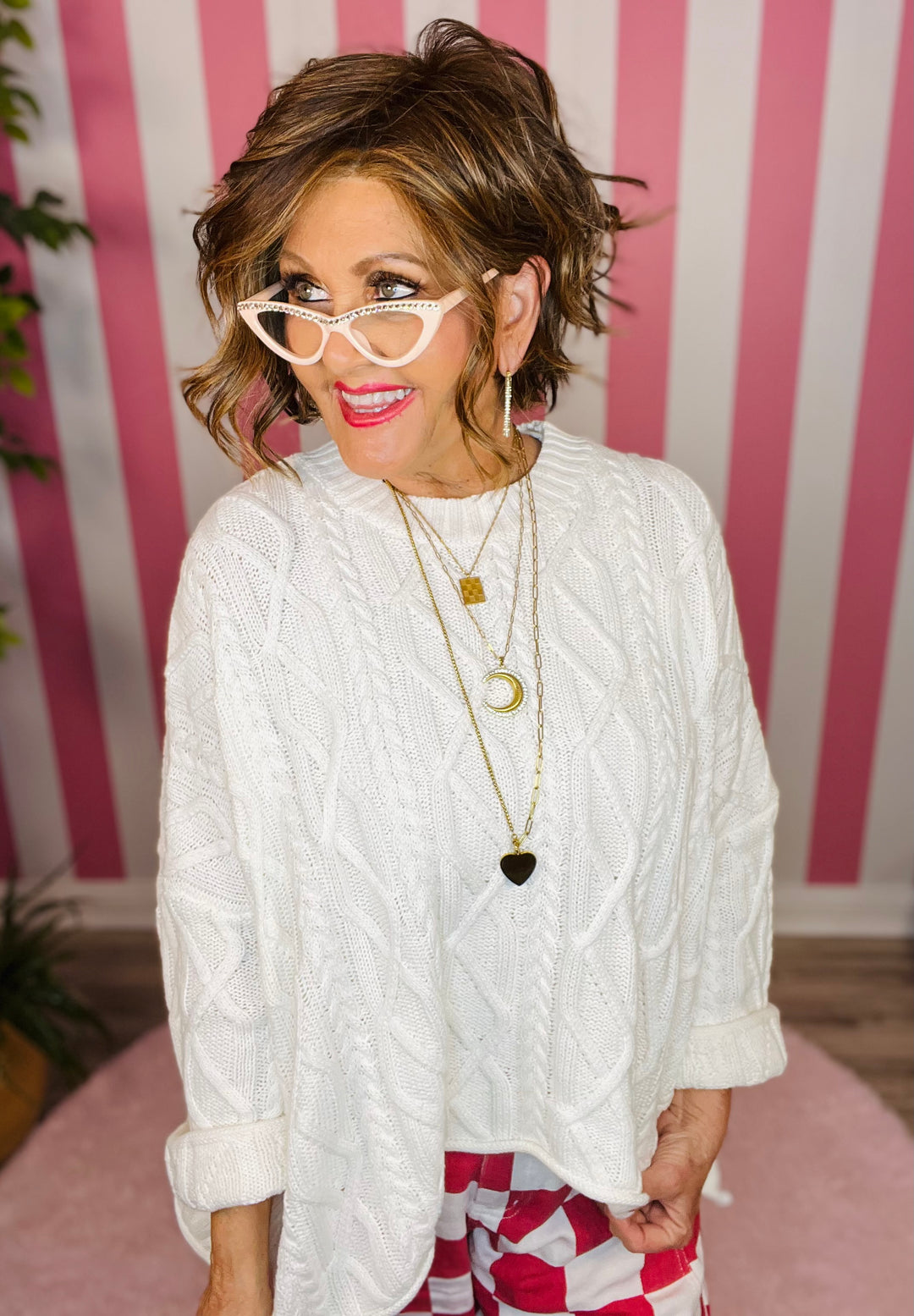 Ivory Cableknit Sweater