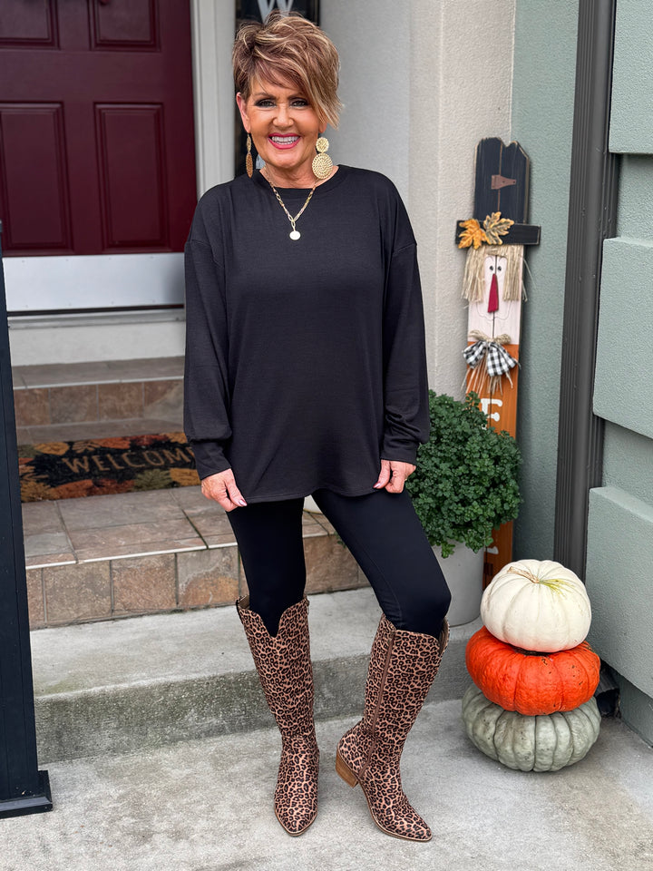Animal Print Tall Boot