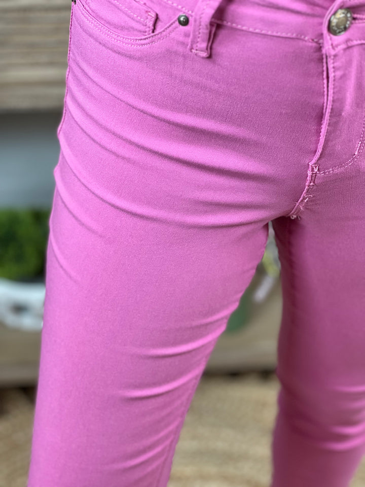 Hyperstretch Forever Color Mid-Rise Skinny Jean - 5 Color Options - Available Through Extended Sizes - Final Sale