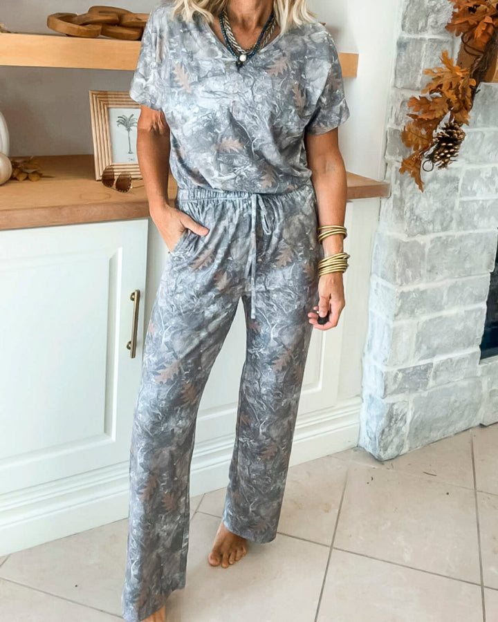 The Camo Signature Pajama Set by Salty Wave (TOP & BOTTOM) | SALTY WAVE *DEAL* START SHIP DATE: LATE NOV