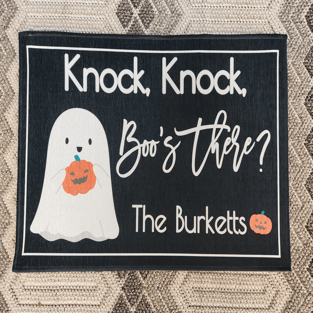 Boos There? Door Mat