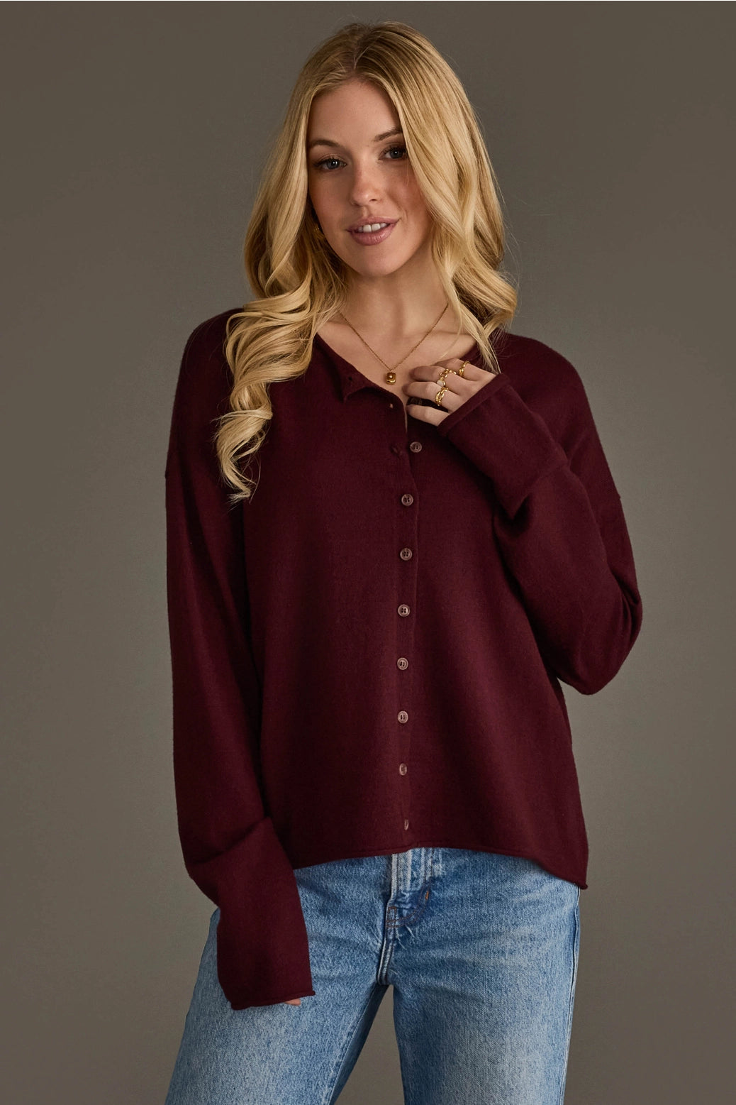Relaxed Fit Cardigan-5 Color Options