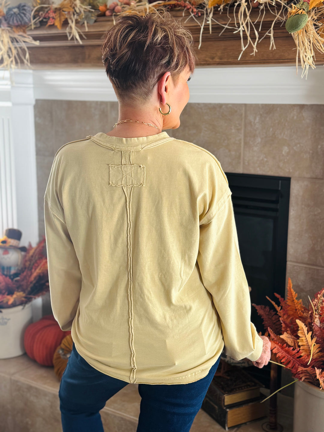 Pigment Washed Crew Tee - 3 Color Options