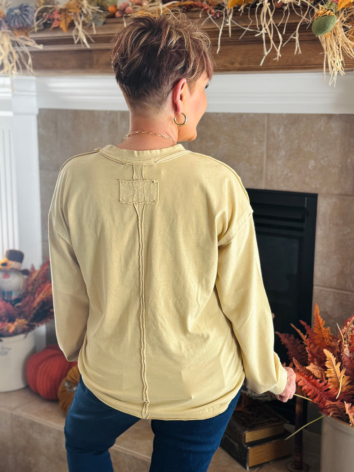 Pigment Washed Crew Tee - 3 Color Options