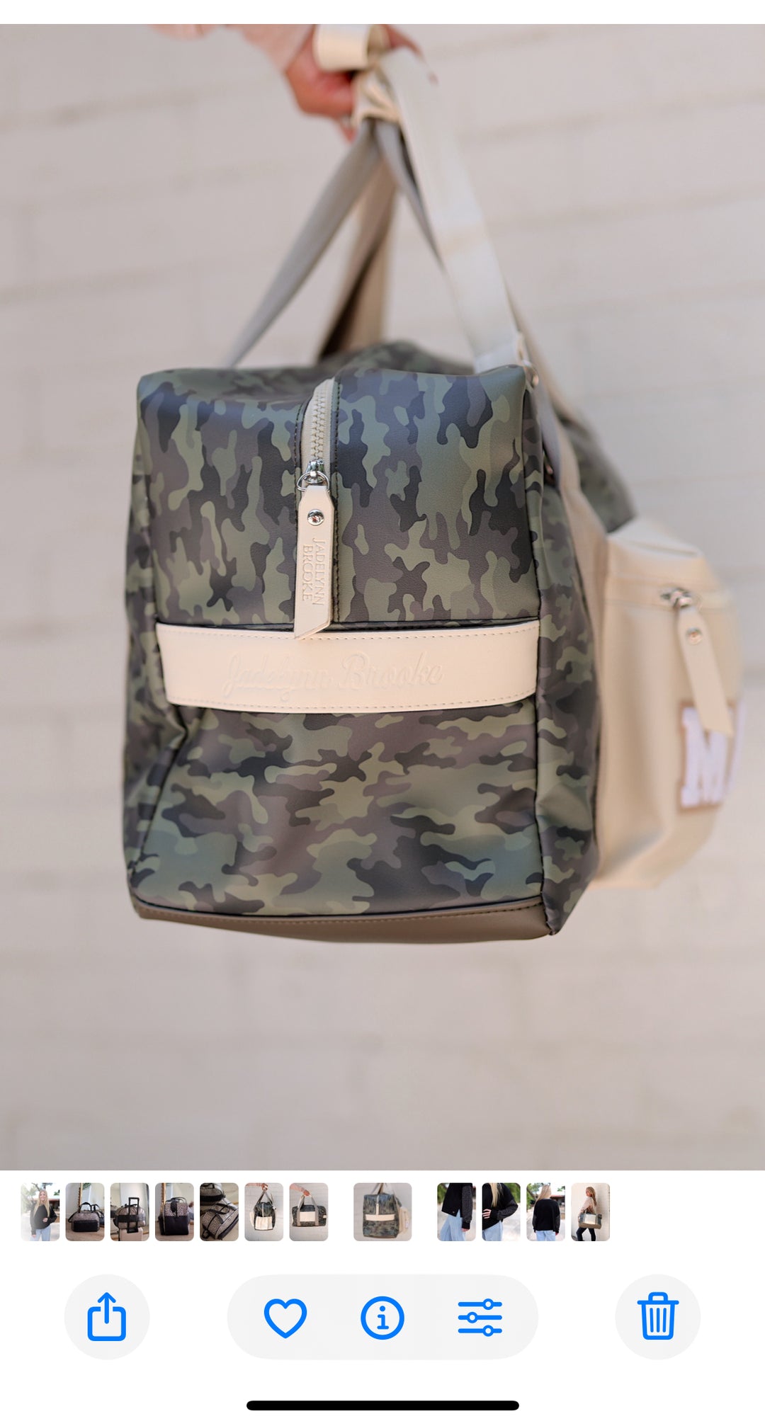 Home Town Camo Duffle Bag