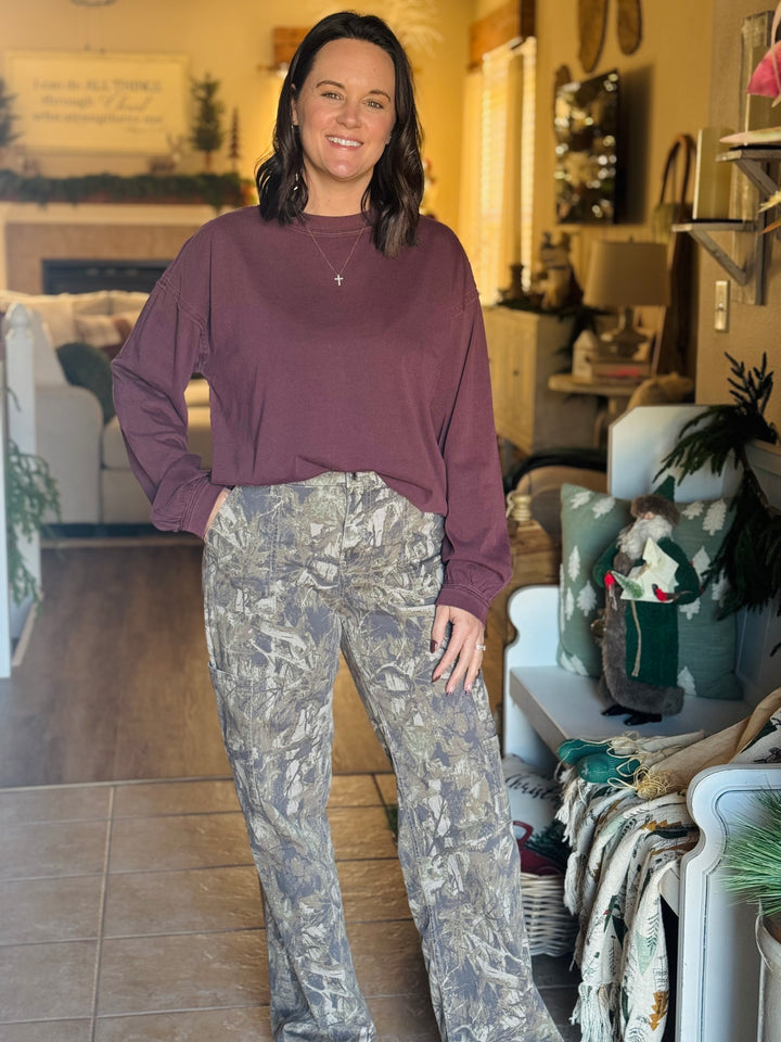 Pigment Washed Crew Tee - 3 Color Options