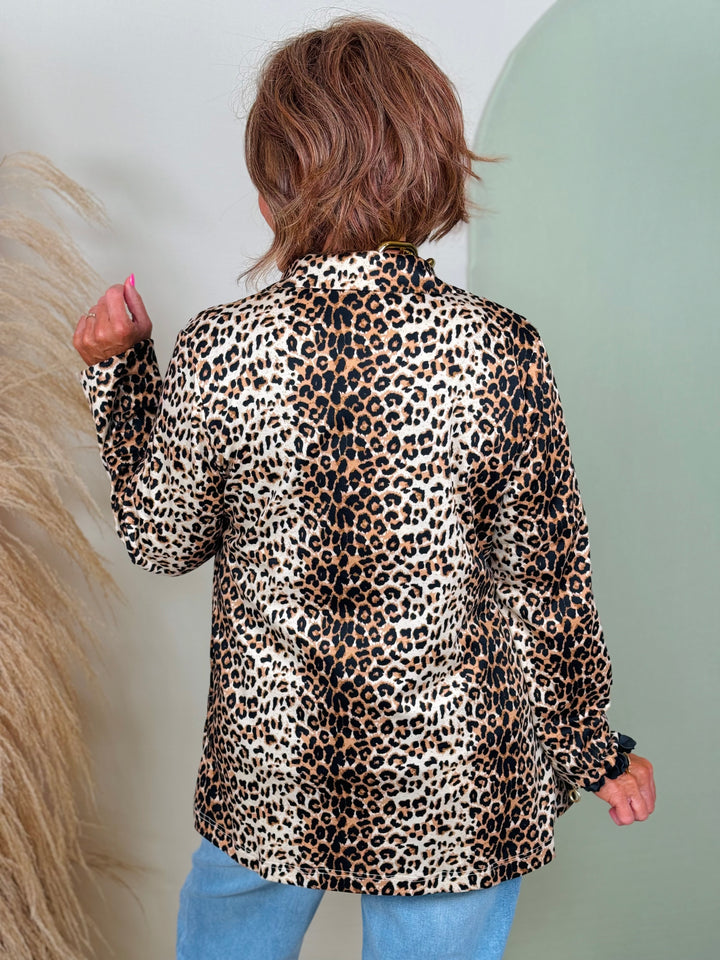 Leopard Jacket - Available Small Through Extended Sizes - Final Sale