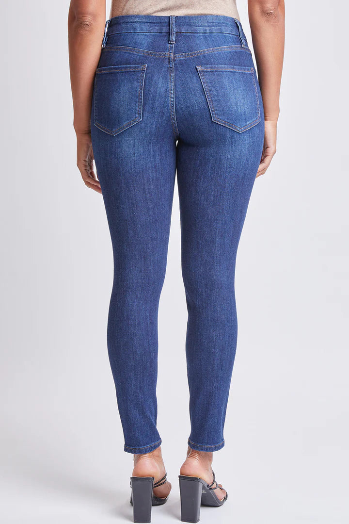 Dark Indigo Curvy Fit High Rise Skinny Jeans - Available Sizes 4-16 - Final Sale