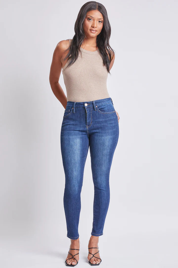 Dark Indigo Curvy Fit High Rise Skinny Jeans - Available Sizes 4-16