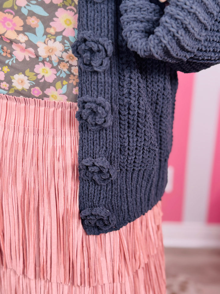 SALE: Chenille Cardigan - 4 Colors