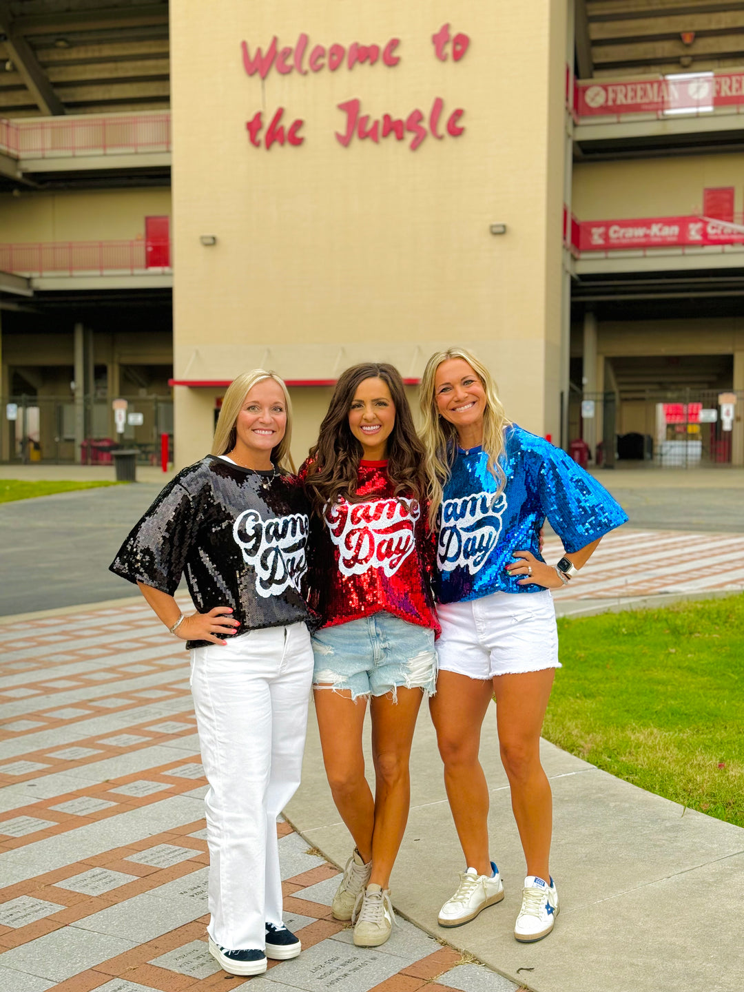 Sequin Game Day Top - 3 Color Options