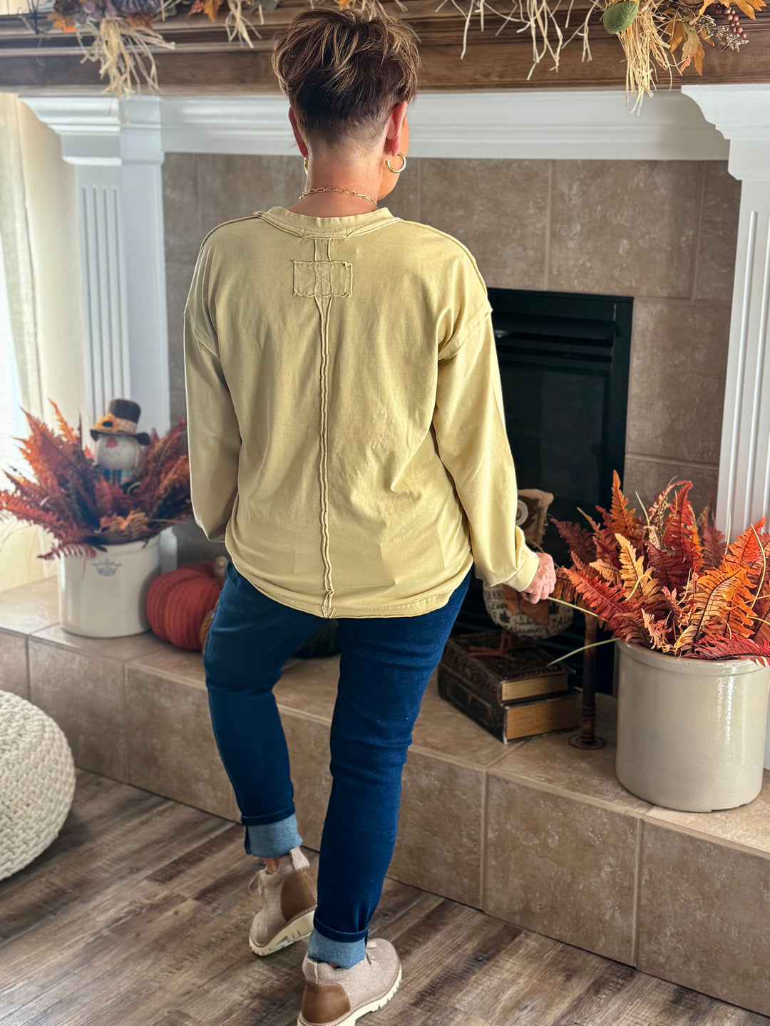 Pigment Washed Crew Tee - 3 Color Options