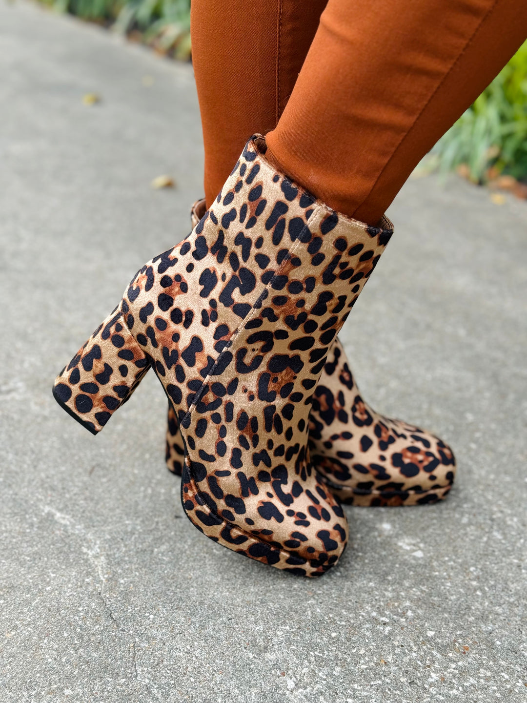 Leopard Slug Bootie