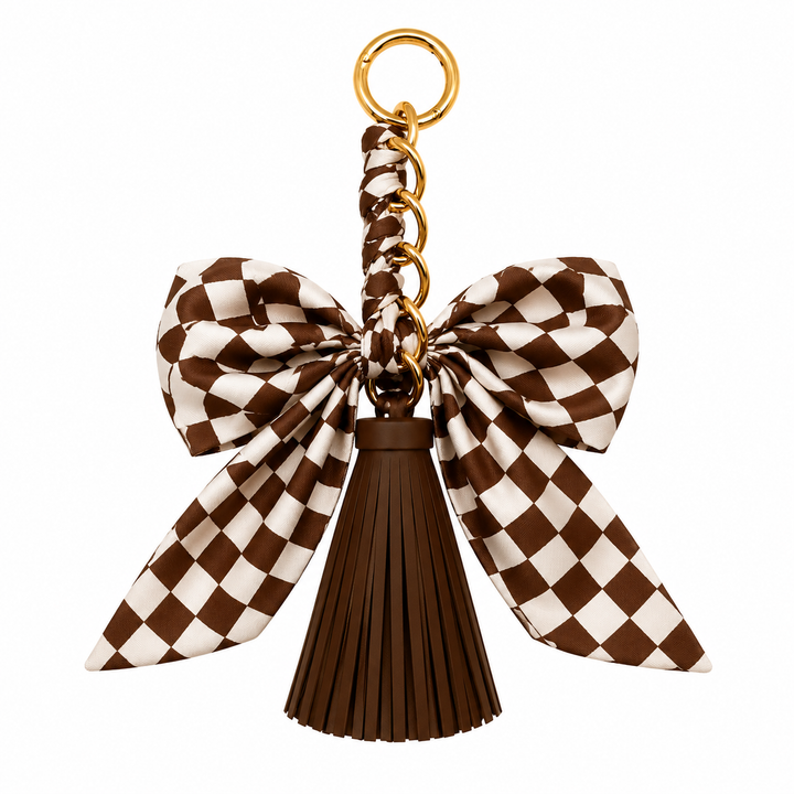 Scarf Charm with Tassel-9 Prints to Choose From