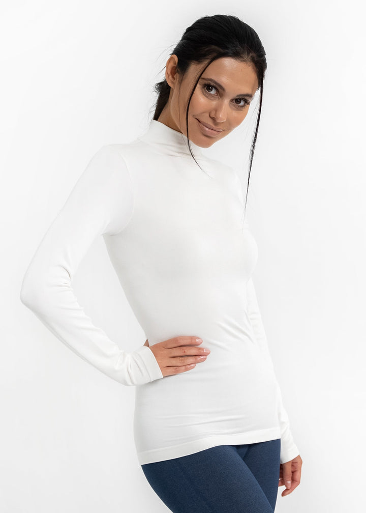 Long Sleeve Mock Neck
