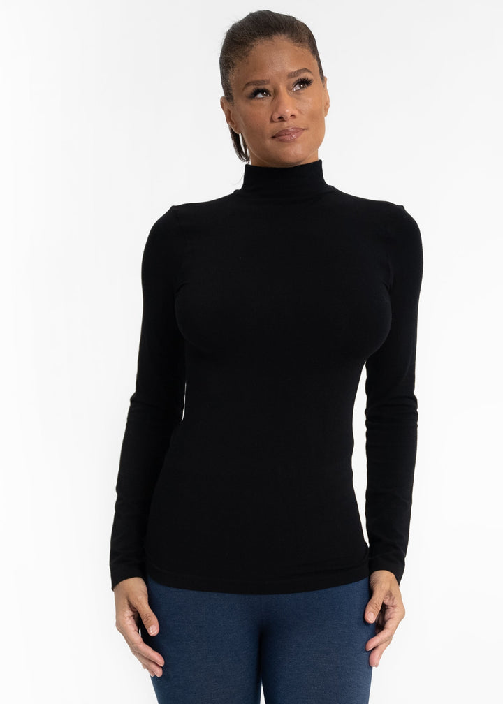 Long Sleeve Mock Neck