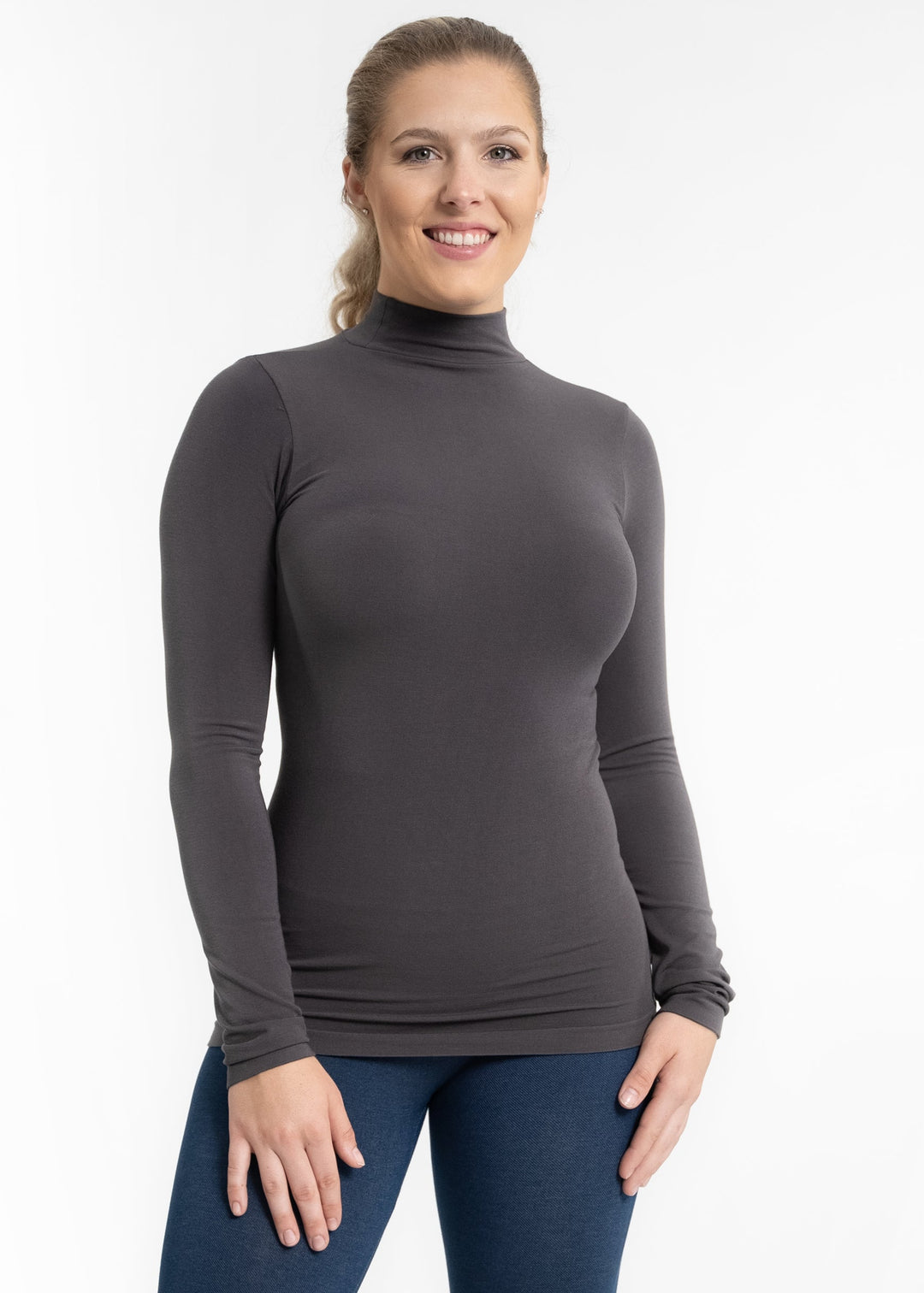 Long Sleeve Mock Neck