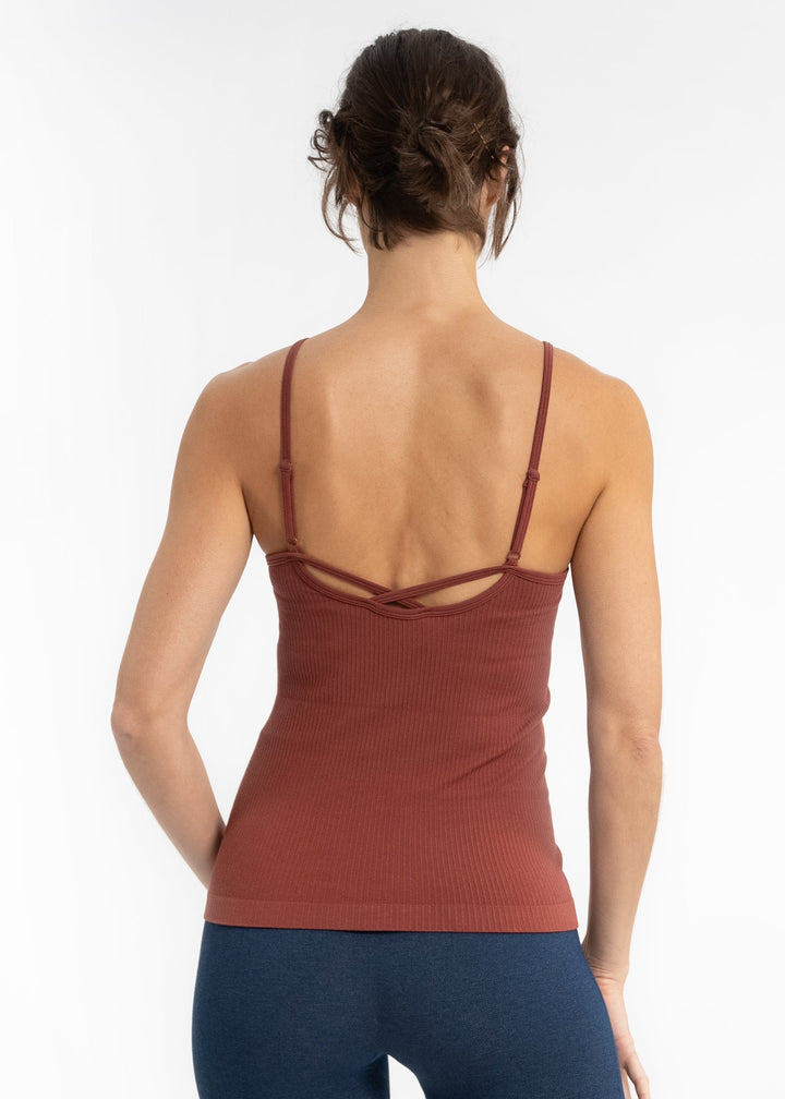 Ribbed Keyhole Cami