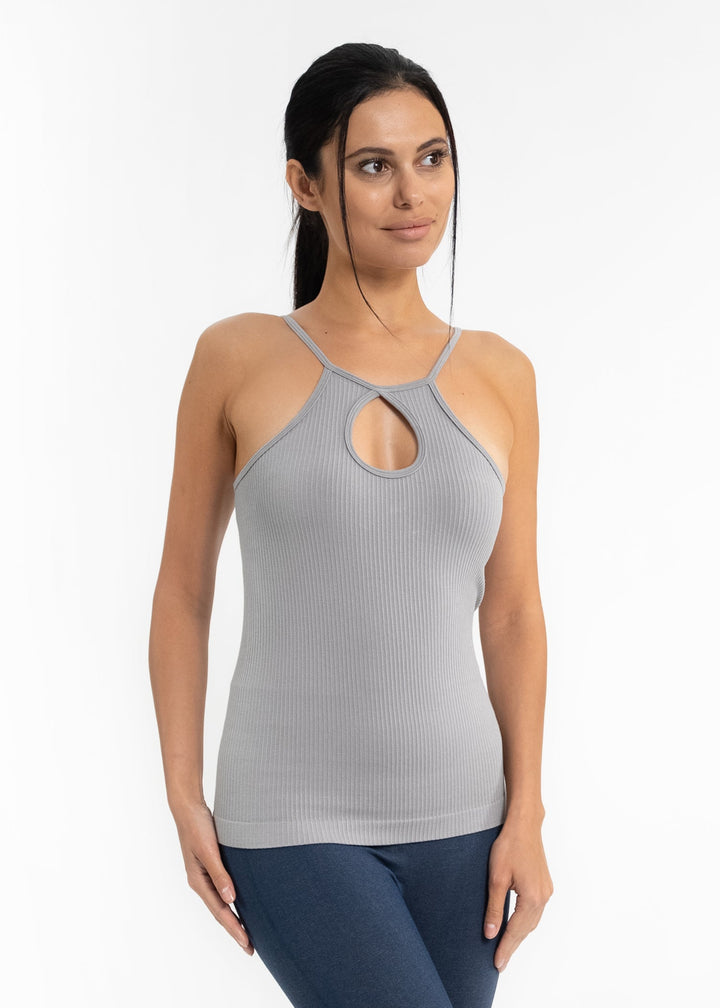 Ribbed Keyhole Cami
