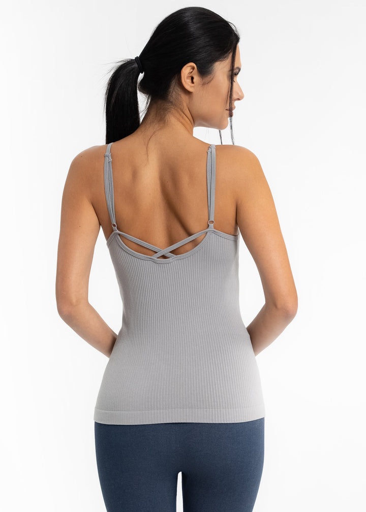 Ribbed Keyhole Cami