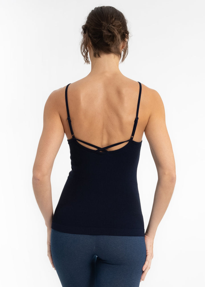 Ribbed Keyhole Cami