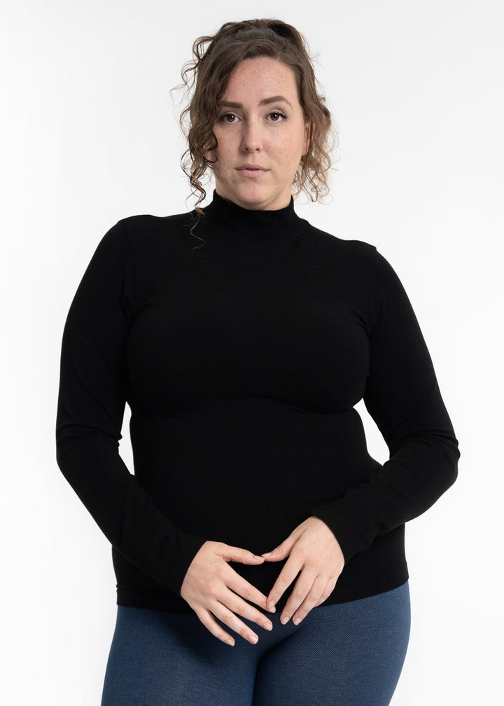Long Sleeve Mock Neck