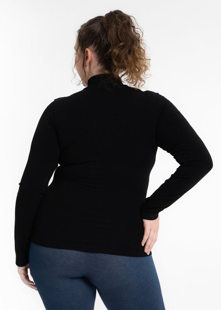 Long Sleeve Mock Neck