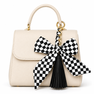 Scarf Charm with Tassel-9 Prints to Choose From