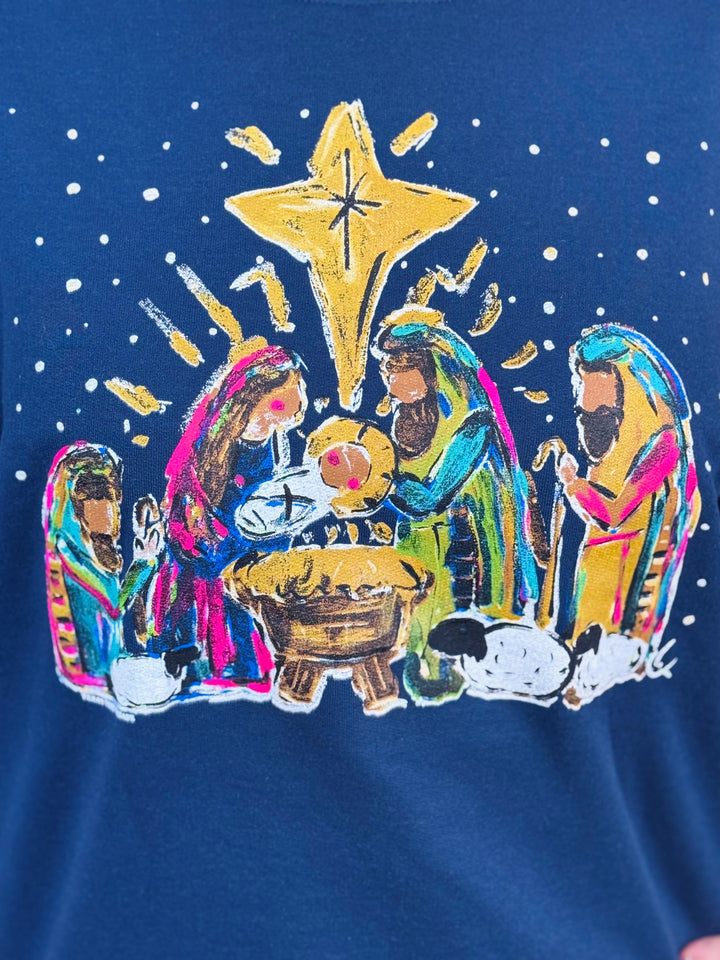 Callie Ann Stelter Nativity Scene Tee & Sweatshirt