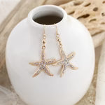Crystal Starfish Earring